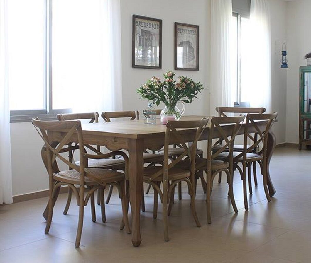 שולחן אוכל עץ פרובנס