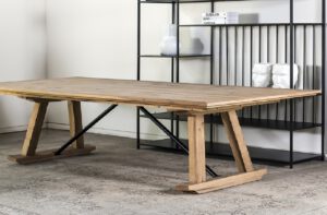 שולחן אוכל נורדי רגל עריסה