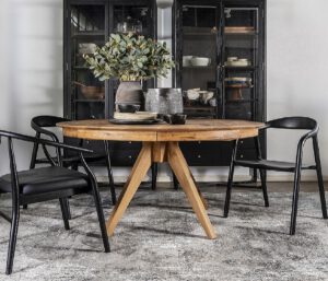 שולחן אוכל עגול נורדי