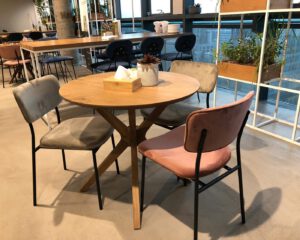 שולחן אוכל עגול נורדי מיני