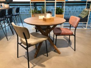 שולחן אוכל עגול נורדי מיני