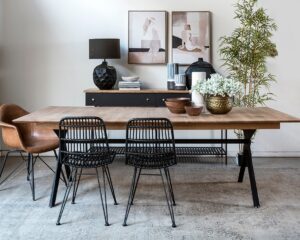 שולחן אוכל נורדי