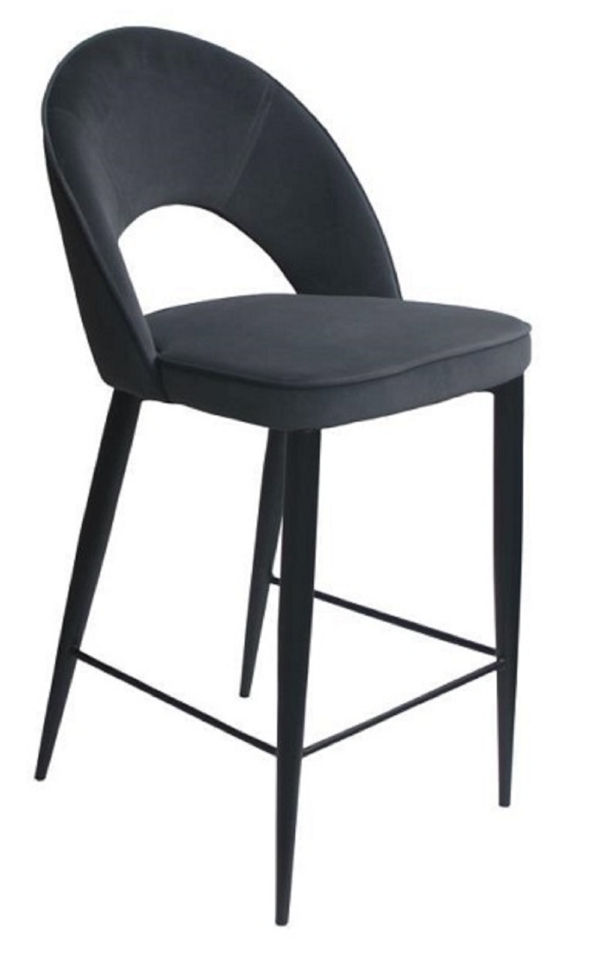 כסא בר ולרי אפור כהה