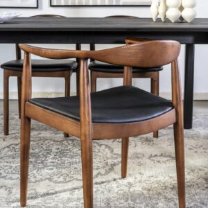 כסא עץ כהה קנדי