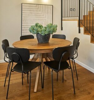 שולחן אוכל עגול נורדי 2