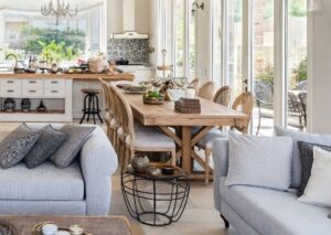 שולחן אבירים רגל איקס בהיר