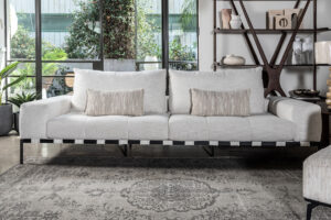 ספת רגלי מתכת תחתית פסים